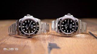 Rolex Submariner 114060 vs 124060 Comparison | Bob's Watches