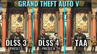 GTA 5 DLSS 4 vs DLSS 3 vs TAA - Image quality comparisons and Install Guide - RTX 3070 - 1440p