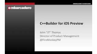 C++Builder XE5 for iOS Preview