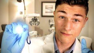 ASMR EYE EXAM APPOINTMENT | Soft Speaking, Follow the Light, Glove Sounds