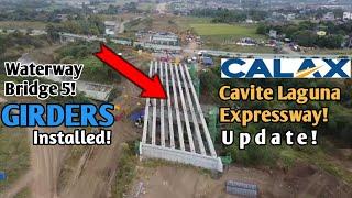 CAVITE LAGUNA EXPRESSWAY Update! Waterway Bridge 5,may Girders na!