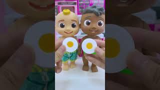 Miniature Boys Eating Eggs Kitchen Set Toys, Satisfying With Lily Toys Unboxing #asmr #satisfying