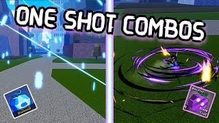 Diamond and Blade BEST one shot combos Blox Fruits Update 24!