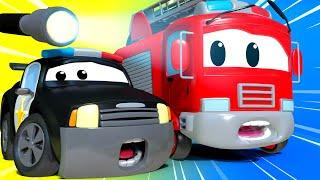 La Super Patrulla - La Casa de Diversión - Auto City | Dibujos animados de carros