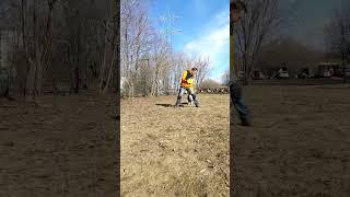 АО Байрон - ловит бабочку в движении #aussie  #dogtraining #dogfrisbee #discdog