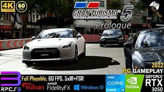 Gran Turismo 5 Prologue PC Gameplay | RPCS3 | Full Playable | PS3 Emulator | 4k60FPS | 2022 Latest