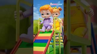 Baby Funny Video | Ladder Sliding Cartoon For Kids | Happy Tots #toddlers #cartoon #kidsvideos