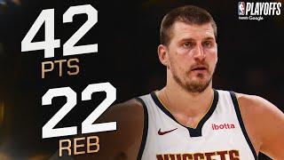 Nikola Jokić's MONSTER 42-PT DOUBLE-DOUBLE In Game 1! | May 5, 2025