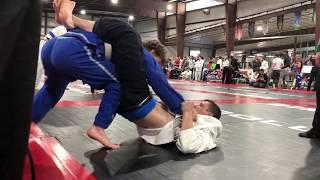 #2 WHITE BELT WARS 2018 - JAKE DENHAM - NAGA - #2 TRIANGLE SUBMISSION #2!