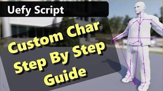 Use Blender 2.80 to rig FuseCC/Mixamo characters for UE4 with Uefy Script v1.3