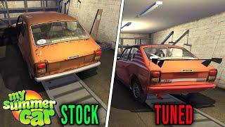 [2024] SAVE GAME - STOCK AND TUNED SATSUMA WITH ALL CARS - My Summer Car Shots #35 | Radex