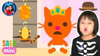 Sago Mini World Babies gameplay with Ella being the caretaker role playing| Educational app for kids