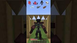 Under Spikes vs Trailing Mobs #shorts #meme #minecraft