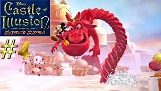 Castle of Illusion. Vol. 4! Library and Sweet land! Dragon boss! Замок иллюзий! Ч.4. Библиотека!