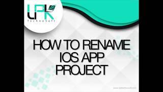 How to rename IOS project in Xcode