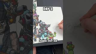 Day 3 Drawing EVERY Brawl Stars Skin - Uno Chester