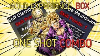 [YBA] GOLD EXPERIENCE BOX, SKILL TREE, ONE SHOT COMBO, 1V1