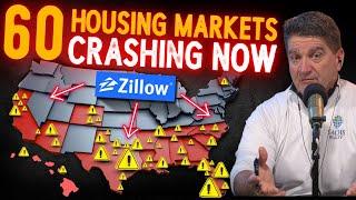 60 Major Housing Markets are Crashing Now! (Expect over 100)