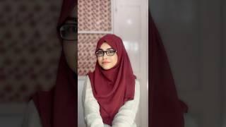 Hijab tutorial with glasses | hijab tutorial for school | hijab tutorial for college | #shorts