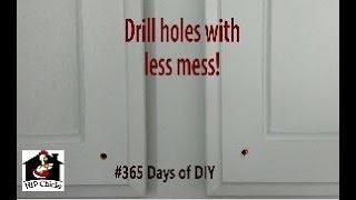 How to drill without the Mess-  DIY HACK