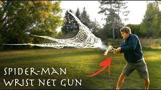 Catching People With My Wrist Net Gun! - Cheap DIY Spider-Man Web Shooter!!! (Part 2)