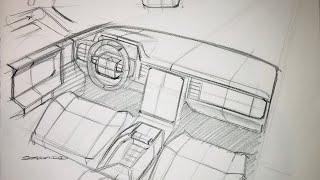 Automotive Interior Sketching Basics: Part 1