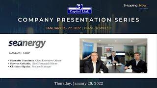 Seanergy (SHIP) and Dry Bulk Update & Outlook - Capital Link Presentation Series | 1.20.22