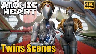 Atomic Heart - All Robot Twins Scenes [4K 60FPS]