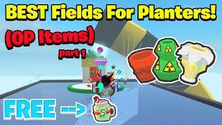 The BEST Fields To Plant Your PLANTER To Get OP Items! (Bee Swarm Simulator)