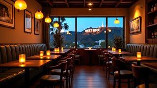 Hollywood Coffee Shop Ambience - Sweet Bossa Nova Jazz Music to Work, Study & Relax