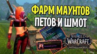 ФАРМ МАУНТОВ, ПЕТОВ И ШМОТ НА РАРНИКАХ В БИТВЕ ЗА АЗЕРОТ | WOW: BATTLE FOR AZEROTH