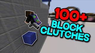 Bedwars block clutch montage (100+ Clutches)