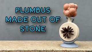 Plumbus from Rick and Morty made of stone