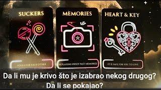 Da li mu je krivo što je izabrao nekog drugog? Da li se pokajao? - tarot čitanje