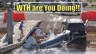 She Can't Believe He is Doing This!! | Miami Boat Ramps | Boynton Beach