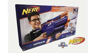 Обзор на NERF ELITE INFINUS .   Он много умеет)))