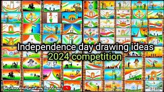 best drawing for Independence Day poster competition