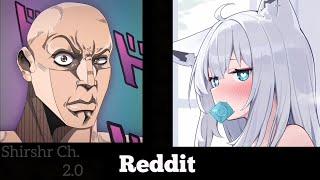 ANIME vs REDDIT (The Rock Reaction Meme) | VTUBERS part 27