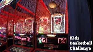 Basketball Arcade Game Kids Challenge: Adults Versus Kids!