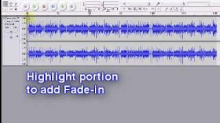 Use Audacity Sound Editor To Cut and Fade In/Out Audio Files