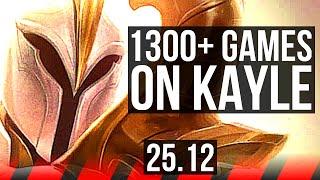 KAYLE vs JAX (TOP) | 1300+ games, 6/2/5, Rank 11 Kayle | KR Master | 25.12