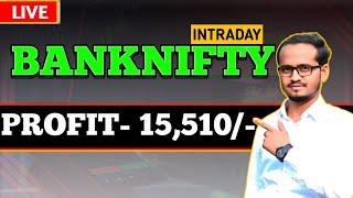 Banknifty Live Trading / Profit 15.5K+ / 06-08-2024