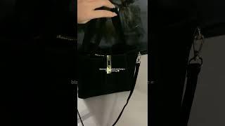 Elevate Your Style with This Versatile Black Purse #blackbag #fashion