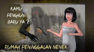 Rumah Peninggalan Nenek 1 - Banyak sosok lain tinggal disana #HORORMISTERI | Kartun Hantu