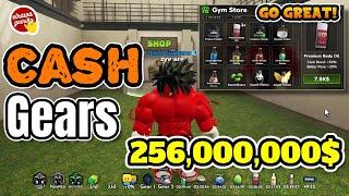 I use these gears to make fast cash in Gym League  | Gym League Roblox