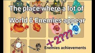 The place where a lot of World 6 Enemies  appear 【Enemies achievement】