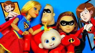 СУПЕРСЕМЕЙКА  КУКЛЫ / Игровой набор ОБЗОР INCREDIBLES 2 dolls