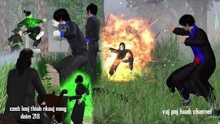 Ceeb leej thiab nkauj noog daim 218, hmong movie 3d