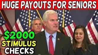 Huge Payouts For Seniors! $2000/Mo Stimulus Checks Hitting Bank Today of Social Security SSI SSDI VA