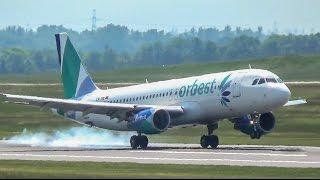 Orbest Airbus A320-200 landing in Vienna! (Full HD!)